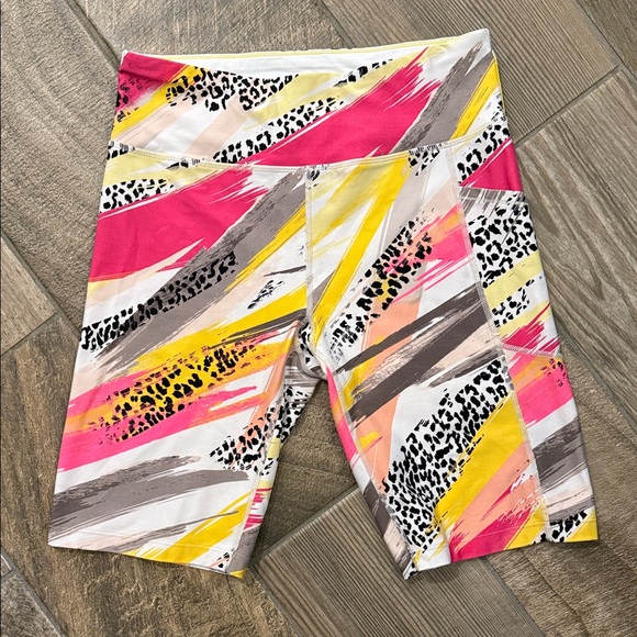 Calvin Klein Performance High Waisted Capri Biker Shorts Medium - Picture 1 of 9